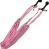 Aerial Yoga Swing Set, Aerial Yoga Door Hanging Trapeze Sling Kit, Waist Back Leg Stretch Strap, Leg Stretching Assist Trainer(粉色) - Image 7