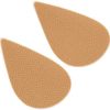 Self Adhesive Shoe Grips, Prevent Falling Anti Slip Shoes Pads Odor Free Firm Wallking Soft Silicone Noise Reduction for High Heels(Khaki) - Image 9