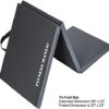 Fitness Maniac New Folding Panel Gymnastics Mat Gym Exercise Yoga Tri Mat Pad Black Exercise Mats USA - Image 3