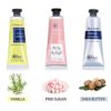 Hand Cream Set, 3x2.0 oz Hand Cream Gift Set for Women, Shea Butter Hand Lotion for Dry Working Hands,Travel Size Hand Lotion Set with Vitamin E, Best Christmas Gifts for Women Girls - Image 3