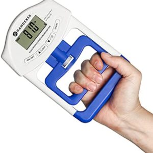 Handexer Training Grip Strengtheners Digital Hand Dynamometer Grip Strength Measurement Meter Auto Capturing Electronic Hand Grip Power 198Lbs / 90Kgs