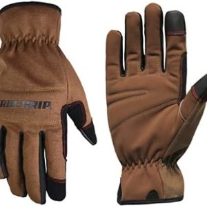 True Grip Men's Duck Canvas Premium Utility Work Gloves, Natural, Large Pack of 1 US