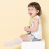Baby Girls Knee High Socks Hollow Out Anti-skid Knitting Stockings Suitable for 0-2 Years Infants Toddlers - Image 5