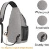 MOSISO Sling Backpack, Multipurpose Crossbody Shoulder Bag Travel Hiking Daypack - Image 4