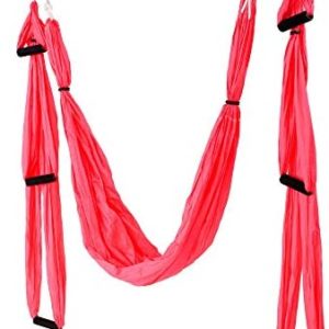 MengK Anti-Gravity Aerial Yoga Hammock Peach