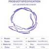 MJIYA Yoga Stretch Exercise Strap with 10 Flexible Loops Thicken Exercise Band Gravity Fitness Stretching Strap Physical Therapist Recommended Exercises and Pilates Workouts - Image 2