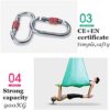 Flying Hammock Swing Aerial Dance Hammock Silk Fabric for Dance Anti-Gravity Pilates for Improved Dance Inversions, Flexibility and Core Strength,C-OneSize - Image 6