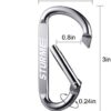 STURME 12pcs Carabiner Clip 3" Small Durable Carabiner Keychain Carabeaner Hooks - Image 4