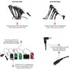 Gator Cases 5-Output Daisy Chain Power Adapter Cable with Male Input Barrel Plug (GTR-PWR-DC5M) - Image 5