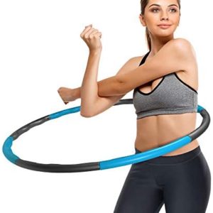 TOMMYHOME Detachable Exercise Hoop for Kids&Adults-8 SectionProfessional Fitness Exercise Hoop for Exercise