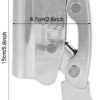 01 Self-Locking Rope Grab,Self-Braking Stop Descender Clamp Climbing Anti Fall Protection Equipment Rope Grab Ascender Fall Protection for Rocking Climbing Tree(Round Hole) - Image 5