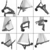 Indoor Sensory Swing for Kids & Adults Cuddle Hammock Children with Autism ADHD Adjustable Aerial Yoga Chair Hanging Rope Cuddle Up to 440lbs - Image 9