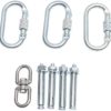 Bazargame Lyra Hoop,Aerial Hoist Equipment Aerial Hoop Lifting Ring Yoga Ring Dancing Circus Hoop for Home Gym,Tested to Carry a Maximum Load of 350kg/770lbs（85cm ） - Image 4