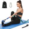 Cerbonny Calf Stretcher & Foot Stretcher Set 9 Loops Yoga Stretching Strap with Door Anchor, Snap Hook, Nonelastic Leg Stretcher for Plantar Fasciitis Relief, Achilles Tendonitis, Pilates and Dance - Image 2