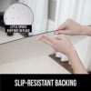 Gorilla Grip Desk Chair Mat, No Divots, Rolling Chairs Glide Easy, Heavy Duty Studded, Protects Carpeted Floor Under Desks, Transparent Mats for Office, Home and Gaming Floors, with Lip 48x36, Clear - Image 3
