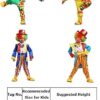 Kids Boys Girls Clown Costume Funny Circus Fancy Dress Up Polka Dot Handmade Outfit for Halloween Christmas Carnival - Image 5
