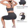CHRLEISURE High Waisted Yoga Biker Shorts for Women with Pockets, Tummy Control Workout Spandex Shorts - Image 4