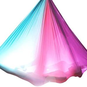 HONGYIFEI2021 Yoga Hammock Intensity Color Aerial Yoga Hammock 6mx2.5m Fitness Yoga Belt Aerial Yoga Hammock Swing Bed Aerial Yoga Hammock (Color : E)