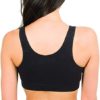 Fruit of the Loom Women's Shirred Front Sport Bra With Removable Pads, 2-Pack - Image 2