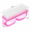 Handle Grip Nail Brush, Larbois Nail Brushes Hand Fingernail Brush Cleaner Scrubbing Kit Pedicure for Toes and Nails Men Women (4 Pack) - Image 7