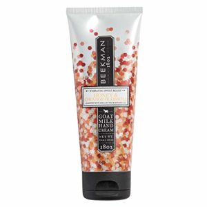 Beekman 1802 - Hand Cream - Honey & Orange Blossom - Moisturizing & Hydrating Goat Milk Hand Lotion for Dry & Sensitive Skin - Anti-Aging Hydration - Goat Milk Hand Care - 3.4 oz