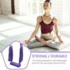 BESPORTBLE Yoga Swing Hammock Strap Aerial Antigravity Inversion Sling Strap Elastic Stretch Handstand Rope for Home Office Yoga Exercise Fitness Accessories Purple - Image 4