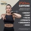 SHIFTED Premium Pre Workout Powder - Caffeinated Powdered Drink Mix with Creatine, L-Citrulline, Taurine, & L-Tyrosine - All-in-One Energy Drink Mix for Power, Endurance & Focus - (Tropical) - Image 3