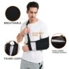 Arm Sling for Shoulder Injury, Rotator Cuff Brace for Elbow Injury, Adjustable Padded Elbow Immobilizer Support for Men&Women, Arm Brace for Left and Right Arm (Pink) - Image 3