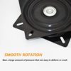 6inch Bar Stool Replacement Swivel Bar Stool Swivel Plate Chair Swivel Base Boat Seat Full Ball Bearing 360 Degree Turntable Mount Mechanism Swivel Stool Hardware for Recliner Chair Or Furniture - Image 6