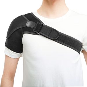 Solmyr Shoulder Brace Injury Recovery Compression Support Sleeve, Sleeve Wrap for Shoulder Stability, for Torn Rotator Cuff, Dislocation, Tendonitis, Sprain, Arthritis, Pain Relief, Fits Left and Right Arm, Men & Women