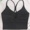 Women Sports Bras Longline Fitness Crop Tops Tank Gym Camisole Yoga Workout Running Shirts - Image 4