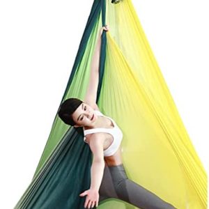 LJYT 5M,Yoga Swing Set, Yoga Hammock Trapeze Inversion Tool for Home Or Gym Fitness, Increased Flexibility， for Indoor Or Outdoor