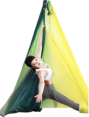 LJYT 5M,Yoga Swing Set, Yoga Hammock Trapeze Inversion Tool for Home Or Gym Fitness, Increased Flexibility, for Indoor Or Outdoor