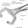 6in C Clamp Locking Pliers,Locking Pliers, Woodworking Quick Clamp Fixing Welding Multifunction Tool for Getting a Firm Grip on Bulky or odd-Shaped Items - Image 6