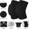 JMOKA Non-Slip Knee Brace Soft Knee Pads Breathable Knee Compression Sleeve for Dance Wrestling Volleyball Basketball Running Football Jogging Cycling Arthritis Relief Meniscus Tear for Women Men - Image 2