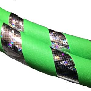 Adult 1.5 lb. Hula Hoops Green Weighted Fitness Dance Workout Exercise Beginner Medium 38 inches round. Get Your Middle Little!