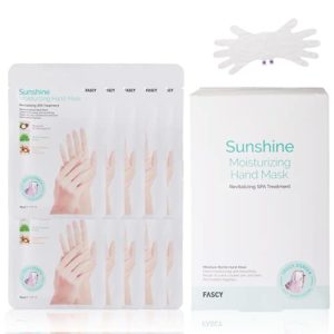 Fascy Moisturizing Hand Masks, Premium Hand Masks Moisturizing Gloves Hand Skin Repair, Collagen Hand Mask Treatment for Cracked & Dry Hands, Exfoliating Spa Mask with Removable Fingertips - 10 Sheets