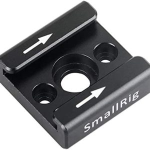 SMALLRIG Cold Shoe Mount Adapter with 1/4’’ Thread Hole for Camera and Camcorder Rigs – 1241