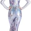 Alexandra Collection Womens Metallic Foil Galaxy Princess Dance Costume Unitard - Image 4
