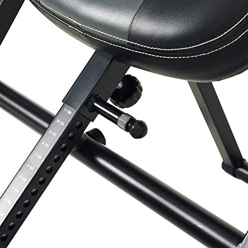 Prevention Inversion Table UL Certified with Heat and Massage Therapy, Grey/Light Blue - Image 4