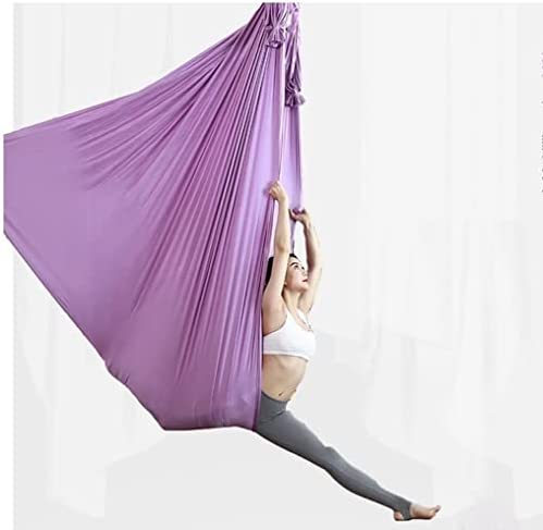 LJYT 5M,Yoga Swing Set, Yoga Hammock Trapeze Inversion Tool for Home Or Gym Fitness, Increased Flexibility, for Indoor Or Outdoor - Image 7