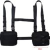 NEDVI Chest Rig Bag Tactical Waist Packs Bag Hip Bag for Men Women Adjustable Functional Shoulder Bags Chest Bag,Black - Image 2
