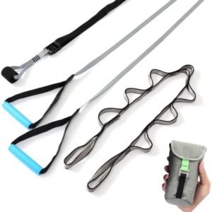 Pocket Gym, Home Resistance Training Kit, Bodyweight Resistance Bands with Handles Door and Outdoor Anchor, Resistance Trainer with Fitness Videos