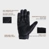 Utility Work Gloves Men Women, Synthetic Leather Work Gloves, TPR Protector Heavy Duty Work Gloves Mechanic Glove Touchscreen - Image 2