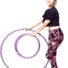 Adult 1.5 lb. Hula Hoops Purple Weighted Fitness Dance Workout Exercise Beginner Large 40 inches round. Get Your Middle Little! - Image 9