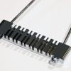 Allparts TP-0630-010 12 String Trapeze Tailpiece Chrome - Image 2