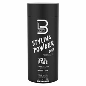 Level 3 Styling Powder - Natural Look Mens Powder L3 - Easy to Apply with No Oil or Greasy Residue - Level Three Delivers Matte Finish