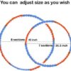 Health Hoop- Korean Weight Loss , Exercise Hoop Hula-up Slim Body,Fitness Hula-up Healthhoop 2.43lb (1.1kg) Hula-up Workout - Image 6