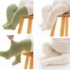 QandSweat Unisex-Baby Knee High Socks Seamless Toddler Boy Girls Cotton Uniform Stockings - Image 2