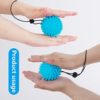 Hand Exercise Balls with adjustable wrist strap ,Hand and Physical Therapy massage grip ball for Kids, Elderly and Adults - Image 6